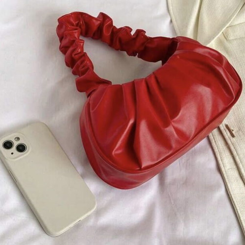 Women's red handheld bag new