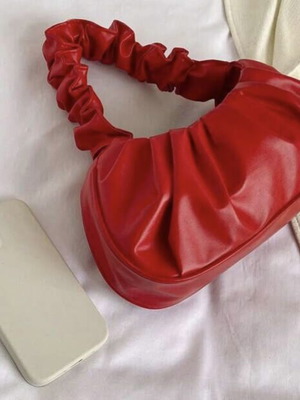 Women's red handheld bag new