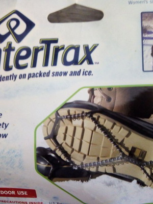 WinterTrax shoe traction chains new