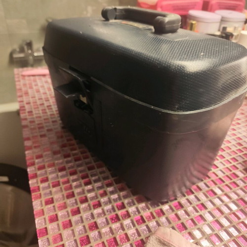 Delsey suitcase with security code blue like new