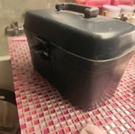 Delsey suitcase with security code blue like new