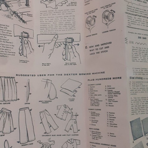 Dexter Portable Sewing Machine from the 70s like new