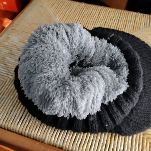 Men's hat cap new, black, one size