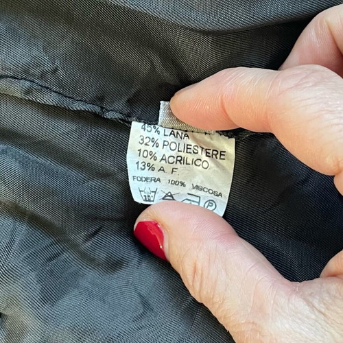 New Boxer wool vest M like new, black and gray