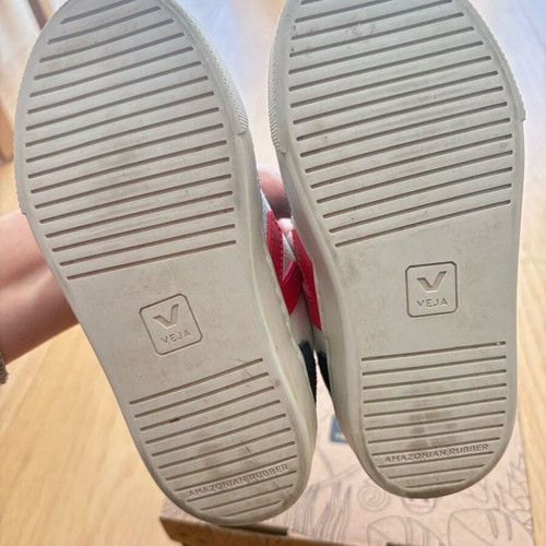 Veja sneakers with velcro, leather and suede, like new size 27