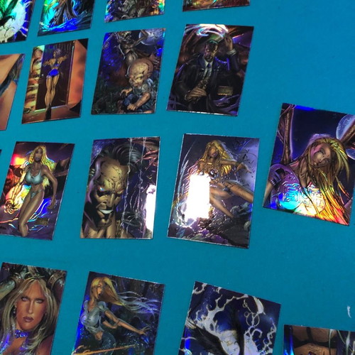 Darkchylde Chromium trading cards new complete set of 50 cards 1997 Randy Green