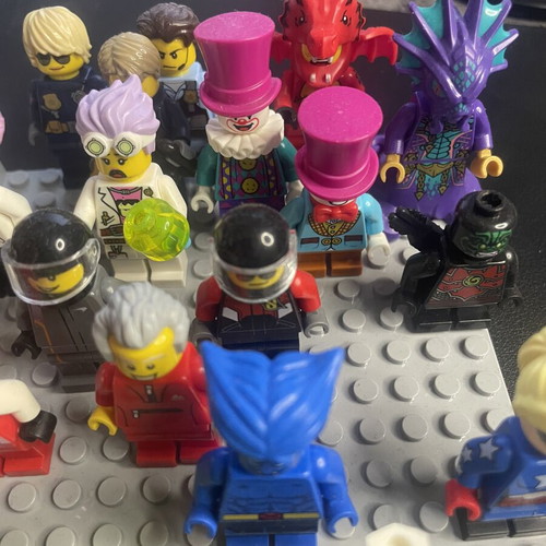 Lego Official Minifigure Collection with rare Ninjago figures