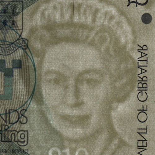 Gibraltar 10 Pound 2010 banknote Queen Elizabeth II