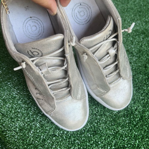 Bugatti women's sneakers like new, silver, size 37
