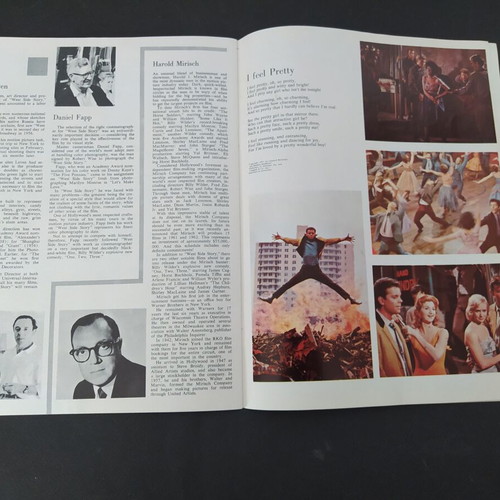 West Side Story Musical Film Brochure used 1961