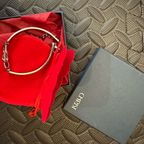 Handcuff bracelet new silver
