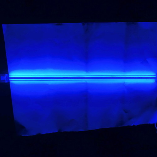 Neon lighting kit for desktop, green twin lamp