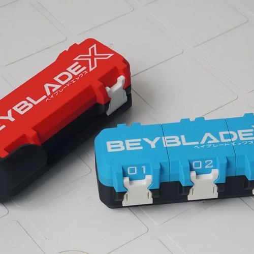 Beyblade X 3D Printed Tournament Deck Box Clip Customizable