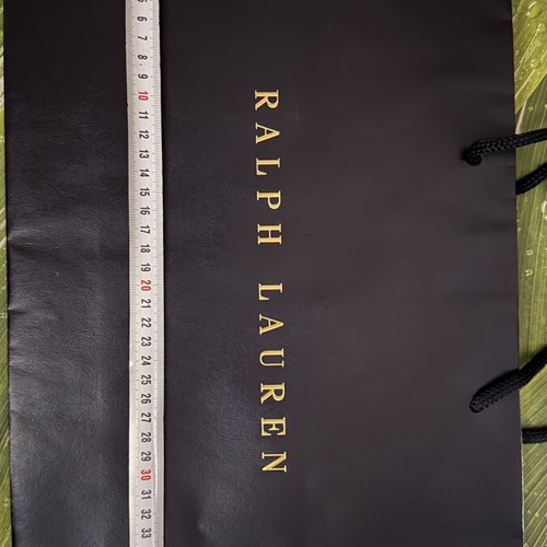 Ralph Lauren Large Hard Box like new with paper and ribbon