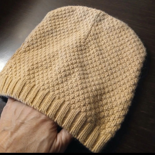 Calvin Klein wool hat like new, beige, one size