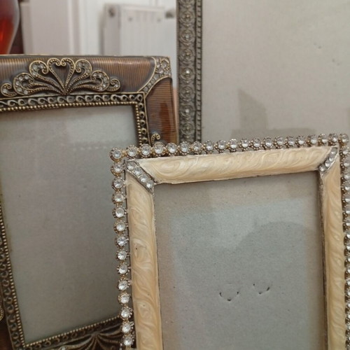 Photo frames used, set of 7 in various sizes
