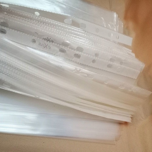 A4 Sheet Protectors used, pack of 164