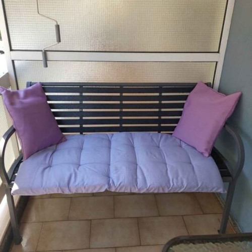 Balcony bench used, ideal for veranda and garden, 1.25m length