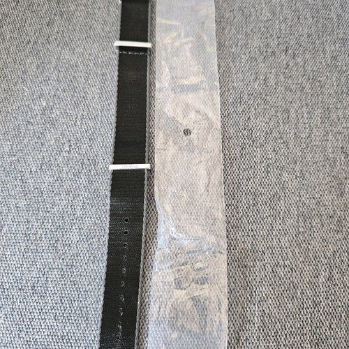 Omega Nato strap like new, 21-22mm, black and grey