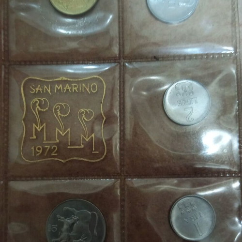 San Marino 1972 Republic Coin Set like new