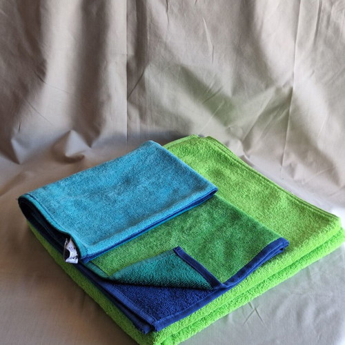 IKEA towel set Brunkrissla Saxan cotton 50x100-70x130 cm new