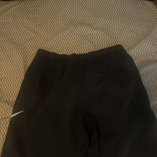 Nike Swoosh shorts, size M, black and white