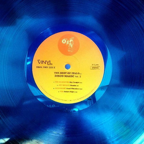 The Best Of Italo Disco Magic Vol. 2 double clear blue vinyl