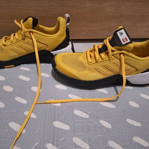 Adidas Lego athletic shoes like new, size 38, yellow