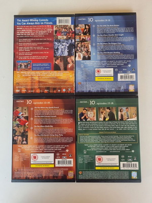 Friends Series 10 DVD Empty Cases Pack of 4
