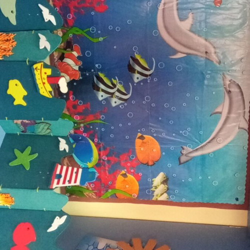 Sea decoration like new, all together
