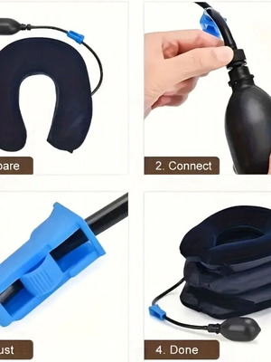 Inflatable Neck Traction Collar like new