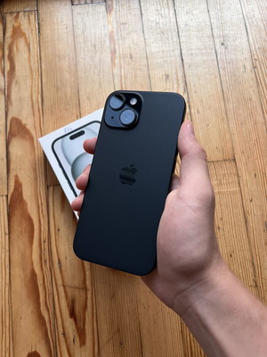 iPhone 15 black 128GB used, excellent condition
