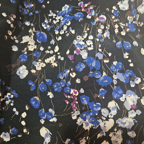 Regalinas pants like new, black floral with elastic waist, size M