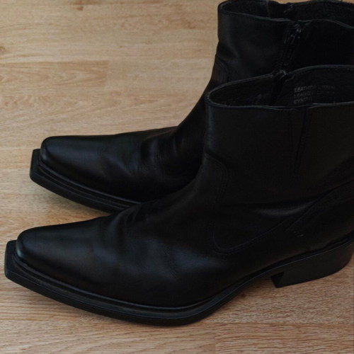 Carducci cowboy low men's boot used, black