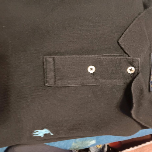 Polo Ralph Lauren long-sleeve polo size M classic fit like new, black