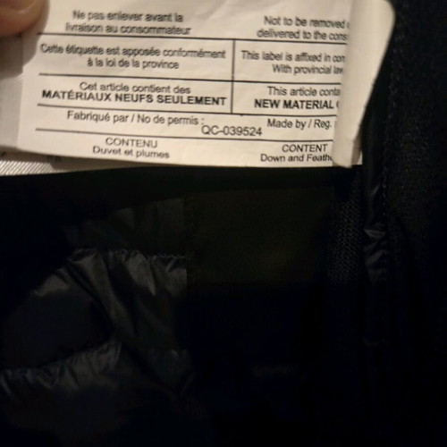 Canada Goose HyBridge Knit Padded Jacket like new, blue, size XL