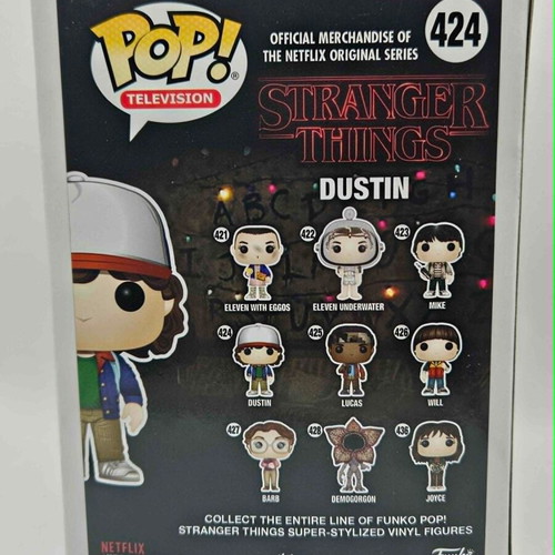 Funko Pop Stranger Things Dustin No.424 like new