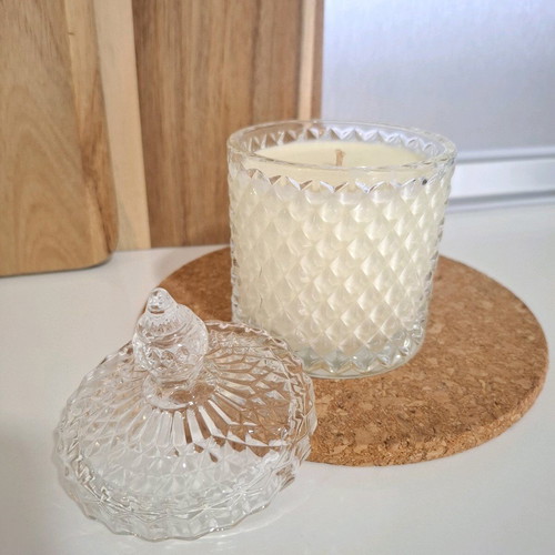 Scented Candle from Mount Athos New in Glass Container with Lid