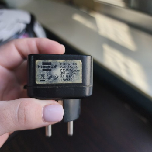 Brennenstuhl UK Adapter 13A 250V like new