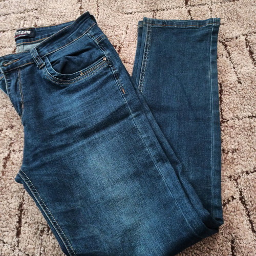 Men's denim pants like new, thick fabric, blue