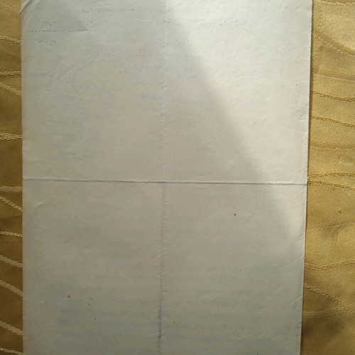 Legal work and expense document of 1940 used