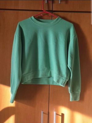 Γυναικείο φουτερ Zara πράσινο σαν καινούργιο, μέγεθος S