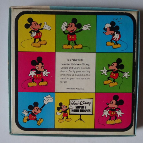Disney Super 8mm silent cartoon films like new, pack of 2