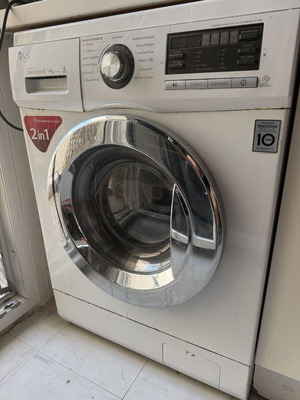 LG washing machine and dryer used, 8 kg load capacity
