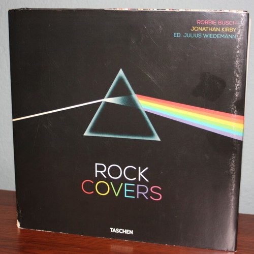 Rock Covers book like new, history of rock through album covers