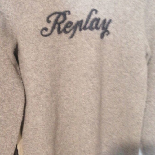 Replay sweater like new, gray, sizes XL and 4XL