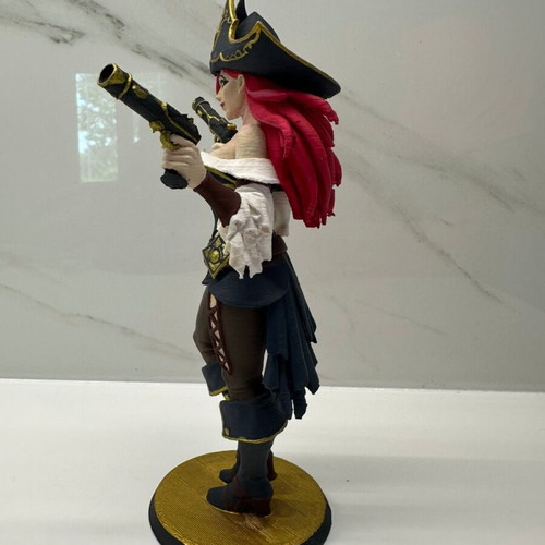 3D Miss Fortune figure new, handpainted League of Legends collectible
