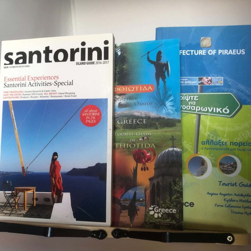 Tourist guides pack like new, Greek and English