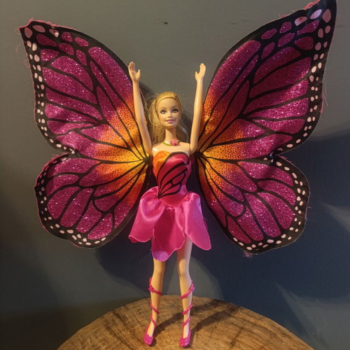Barbie Mariposa collectible fairy doll Mattel, functional