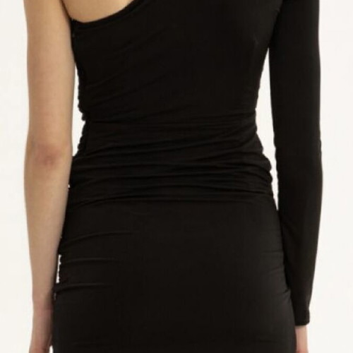 Black short dress Vassia Kostara new, size Medium